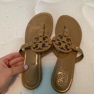 Tan Tory Burch sandals